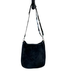 Velvet Black Crossbody Bag